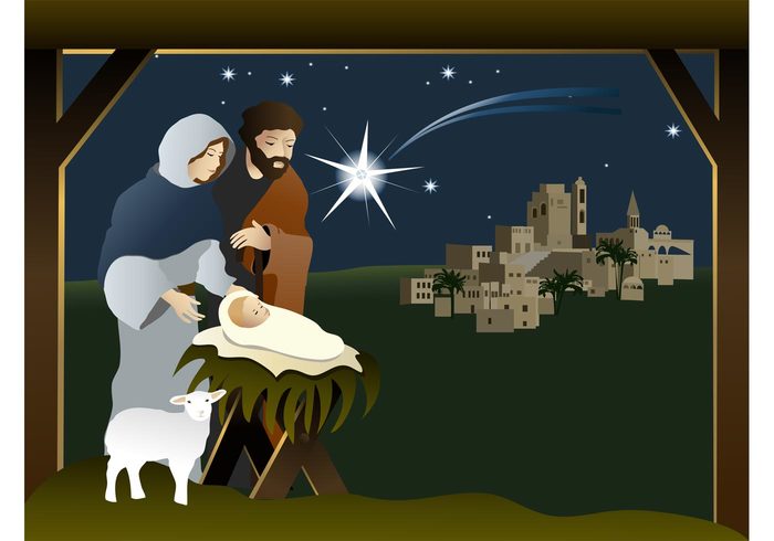 star stables religious religion nativity Mary lamb Joseph jesus holiday city christmas celebration bible bethlehem baby 