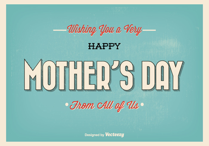 vintage vector typography typographic type textured texture text template retro poster Mother's day mother mommy mom love you love mom holiday happy mothers day happy grunge greeting card greeting graphics decorative decoration day cool celebration card background 