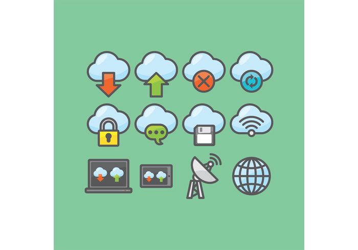 wireless transmit tool the cloud technology symbol star social sign security search question network mobile magnifier love lock Link isolated icon set home heart shape favorite connection computer communication commerce cloud icon cloud computing cloud business arrow sign add 