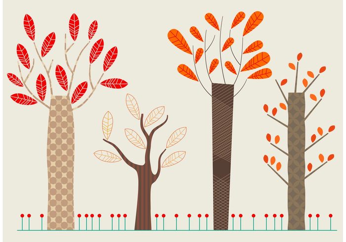 trees tree stylized tree stylized seasonal season red nature leaves flat fall tree fall leaves fall leaf Fall autumn tree autumn leaf autumn abstract tree 