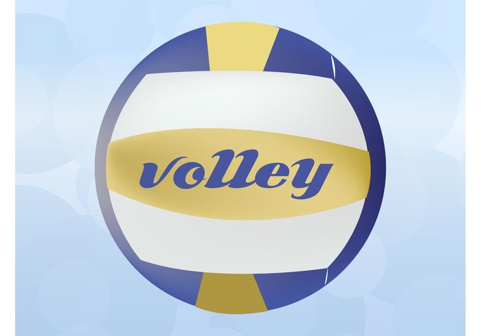 Volley type text Sports gear sport play logo icon game equipment ball 