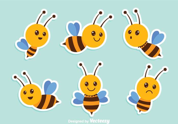 wing Smile small orange nature insects insect honey happy fun fly flat cute bees cute bee cute cartoon bugs bug bees bee animal 