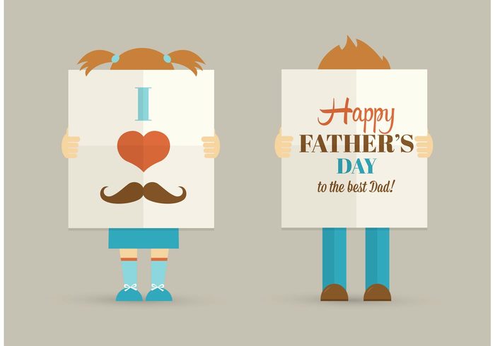 you vector symbol sign showing Relationship poster Parenting parent Papa mustache men Masculine male love joyful i holiday heart happy happiness hand greeting girl gift Gentleman friendship folded fold flyer female Fathers Fatherhood father family day Daddy dad congratulation character celebration cartoon caring card boy best banner background adorable 