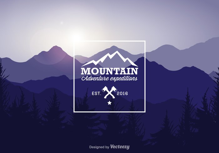 view vector trekking travel Trail tourism top sunset sun sport sky silhouette peak park Outdoor nature mountaineering mountaineer mountain light landscape label hill hiking flat Explore expedition badge background alps air Adventure 