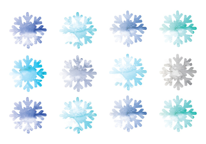 winter watercolor snowflakes watercolor snowflake watercolor objects watercolor snowflakes snowflake snow set painted snowflakes painted objects holidays collection 