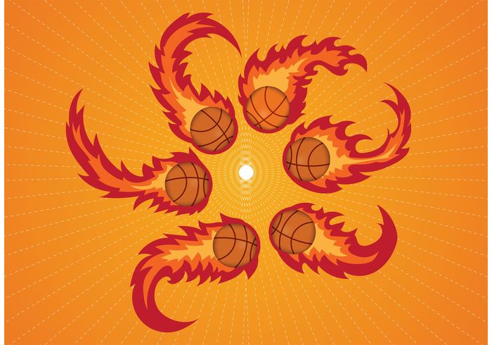 sport speed orange heat graphic game flame Fireball fire competitive competition burning basketball on fire basketball logo basketball flame basketball ball Athletic 