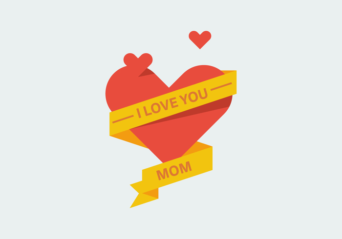 pink Mother's day mother day mother mom mama love holiday heart flat design flat envelope cute card 