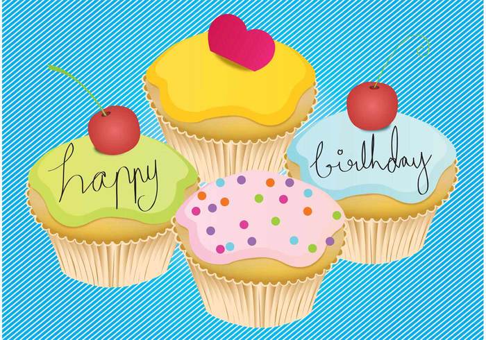 Treat sweet surprise present party illustration Frosting food eat drawing dessert congratulations celebration celebrate cake birthday anniversary 