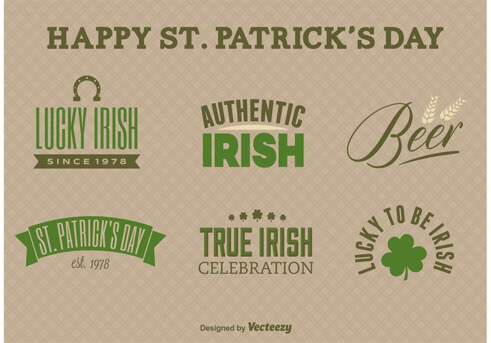 traditional St. st patrick's day spring sign season saint patricks day saint pub Patrick\'s Patrick March lucky luck Leprechaun leaf label isolated Irish Ireland holiday green culture clover celtic celebration beer 