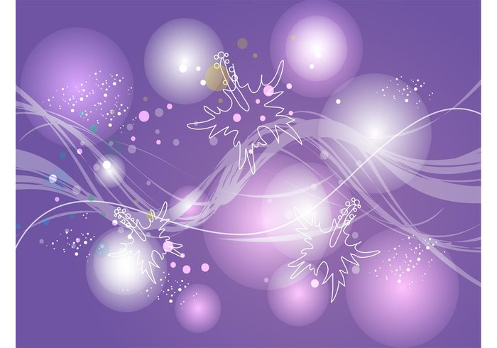 Twist swirl purple power pastel motion Lavender Free Background energy dots circle bubbles background vector abstract 