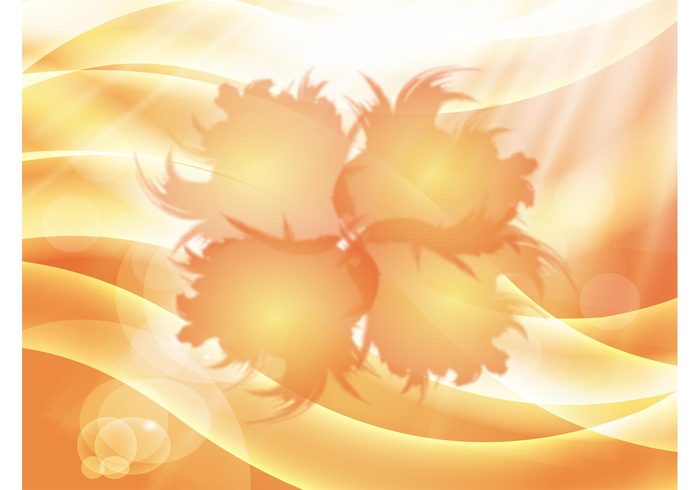 waves warm vector background swirl sun shine rays orange light heat glow energy Cool backgrounds abstract 
