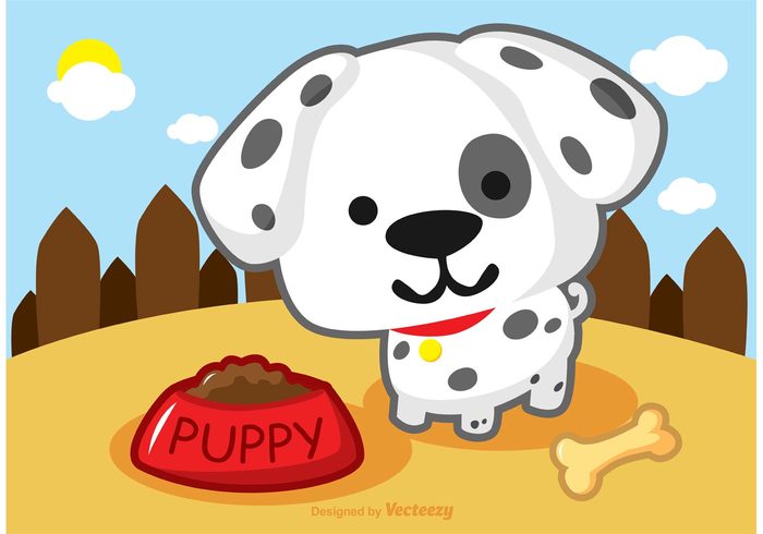 Smile puppy pup pet happy Doggy doggie dog bone dog dalmation puppy dalmation dog dalmatian cute character cartoon animal 