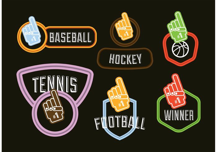 winner win victory tennis team Supporter support Successful success sports badges sport Souvenir Pride one number holds hockey hand fun football foam finger foam first finger fan enthusiasm competition colorful foam fingers cheer champ celebrate basketball baseball badges +1 #1 foam finger 