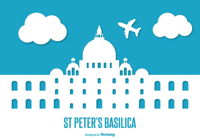 world vatican vacation trip triangles travel tourism template symbol St. st peters basilica Simplicity silhouette sightseeing Rome Place peters monument low long landmark land Journey Italy international icon holiday history historic Heritage geometric famous elements Destination culture concept Composition colorful color city card building Basilica background abstract 
