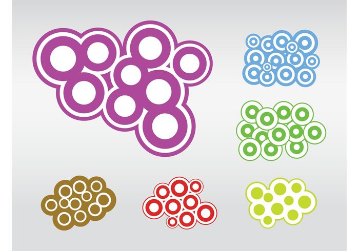 versatile round minimal Geometry geometric shapes funky Design Elements colors colorful circles 