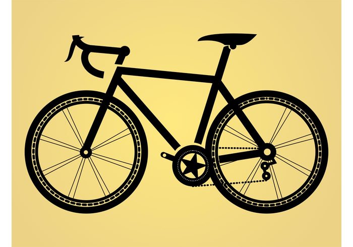 vehicle transportation transport sticker star sport silhouette racing leisure Hobby fitness decal biking bike 