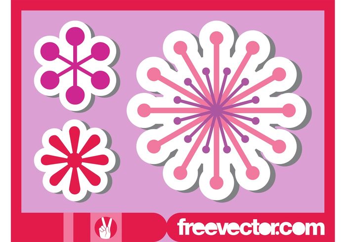 stickers sticker spring nature lines flowers floral flora dots circles blossom abstract 