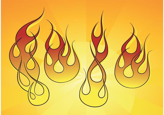 Vector footage tattoo hot hell freebie flames flame Design Elements danger clipart clip art burning burn 