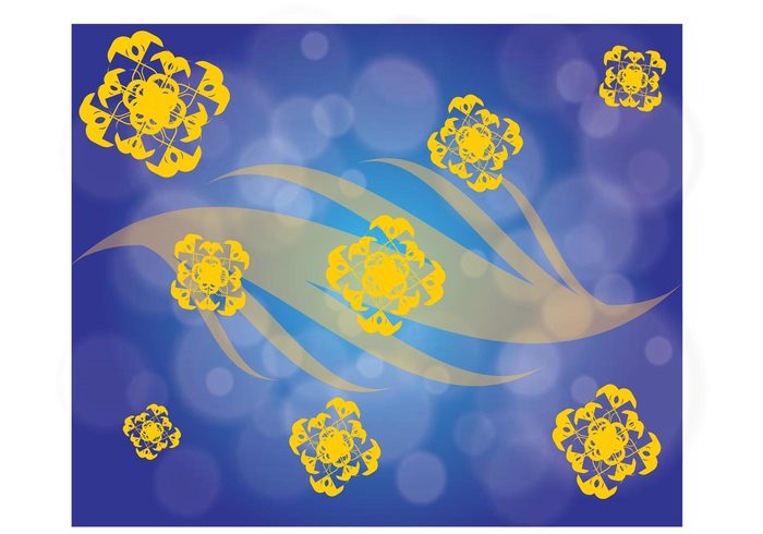 yellow wallpaper swirls Stock footage space round radiant gradient dots Design Elements circles bubbles blue background backdrop abstract 