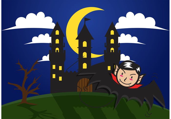 vampire Transformation spooky scary night moon monster horror haunted house background haunted house halloween background halloween Gothic fantasy evil dracula bat dracula background Dracula dead tree dark cute count costume character castle cartoon cape blood black bats bat  
