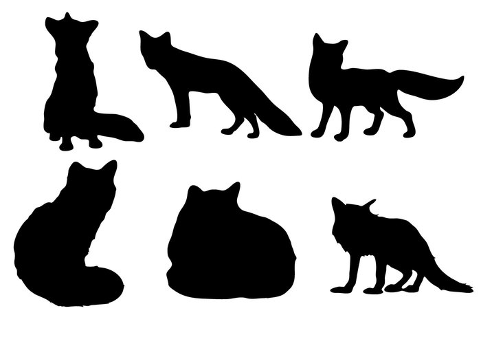 sneaky sitting silhouette outline image fur foxes fox silhouette fox outline fox forest animal forest baby fox animal silhouette animal 