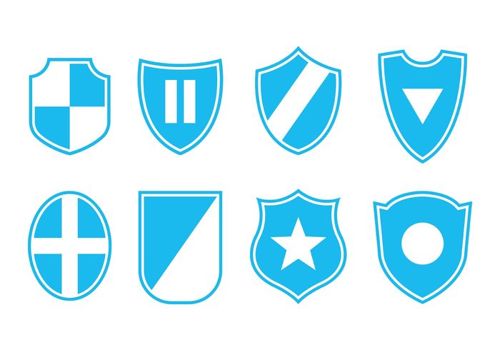 shield shapes shield shape shield shape security safety royal protection minimal medieval insignia heraldic guard frame equipment emblem Defence blue badge arms armour 
