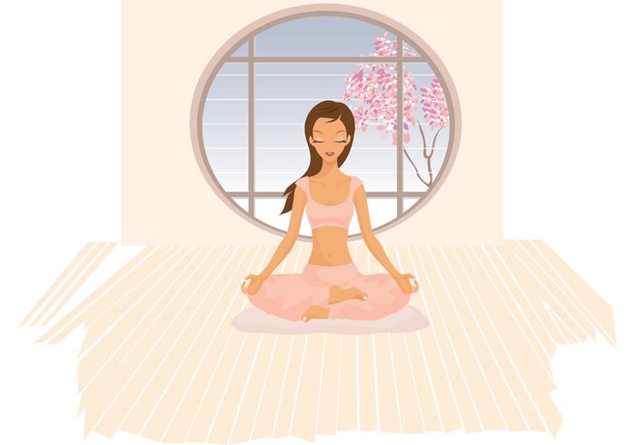 sport relax PRACTICE meditation meditating Lotus position lifestyle health Harmony girl fitness exercise energy eastern body Balance Asian asia 