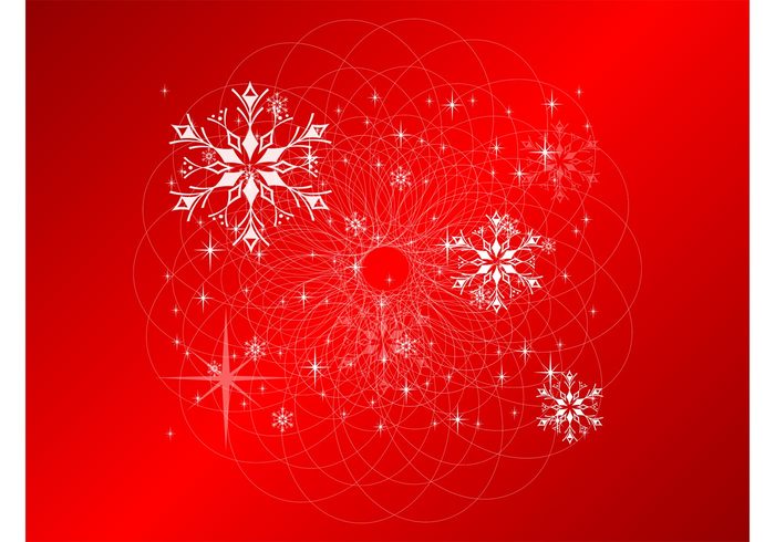 winter snowing snow nature lines holidays greeting card frozen frost flower floral flake festive cold circles christmas 