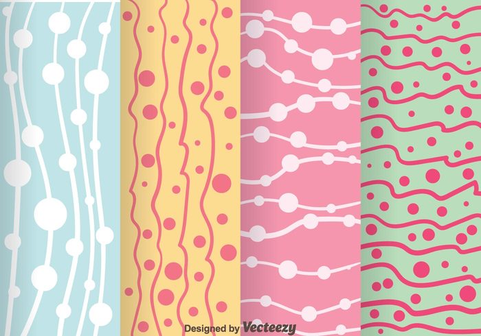 wave wallpaper shape seamless repeat polka dot pattern pattern line dot pattern dot curve colorful background backdrop abstract 