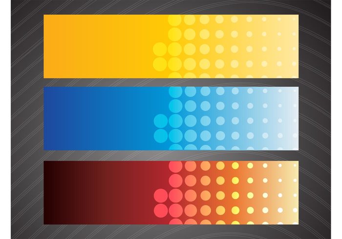 yellow web Vector backdrop red rectangle header halftone dots colorful blue banner Backgrounds backdrop abstract 