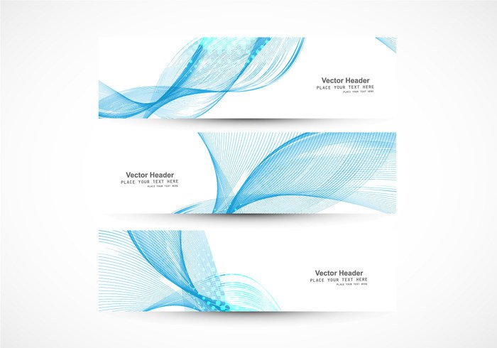 white wave wallpaper technology stripes set header flowing dot Compositions business blue banner background abstract  
