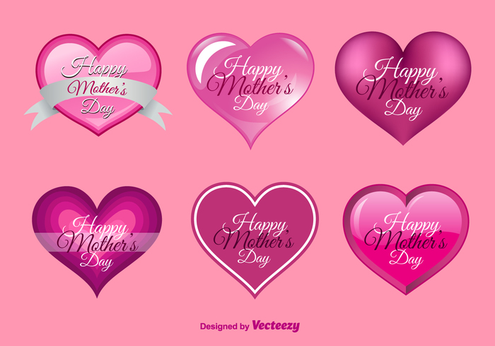 vintage typography type symbol sign rose pink Mother's day mother mommy mom love invitation holiday heart happy mothers day happy greeting gift flower decoration collection celebration card banner badge 