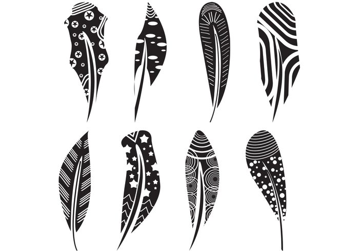 wing tribal art tattoo quill isolated feather isolated fly feather isolated feather decorative feather black and white feather birds of a feather birds bird 