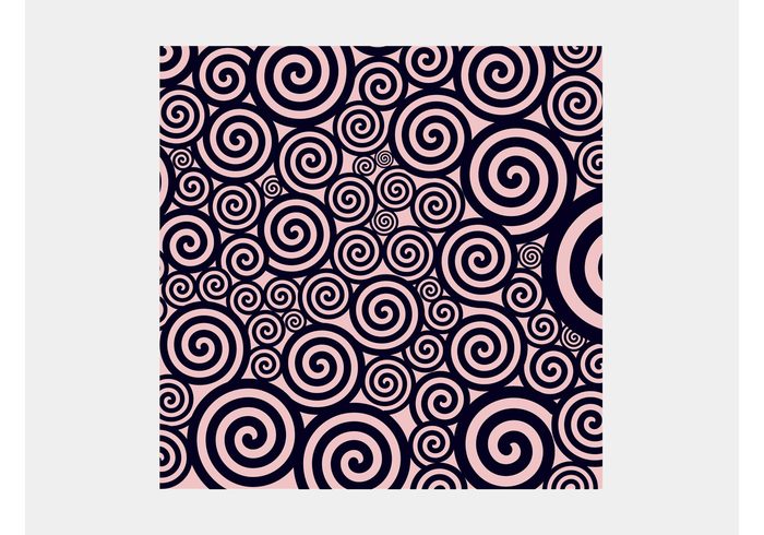 swirls swirling square spirals lines linear Geometry geometric shapes decoration abstract 