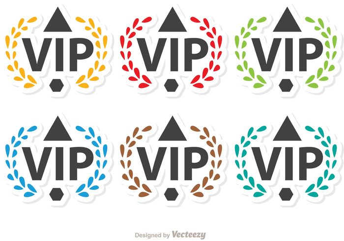 vip icon vip success rich Membership member medal luxury laurel VIP laurel badge laurel important icon glamour glamorous exclusive celebrity casino 