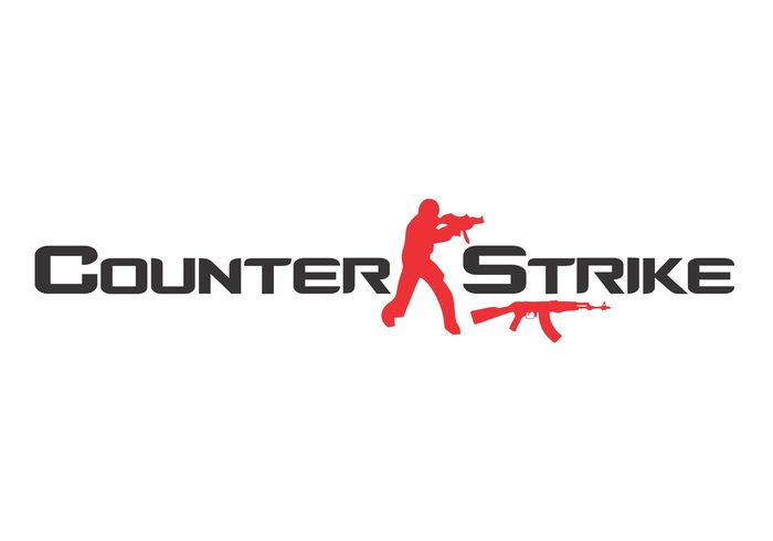 vector logo game cs counter strike action 