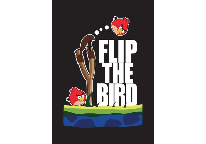 video game game fly flip the bird cartoon birds bird angry birds angry 