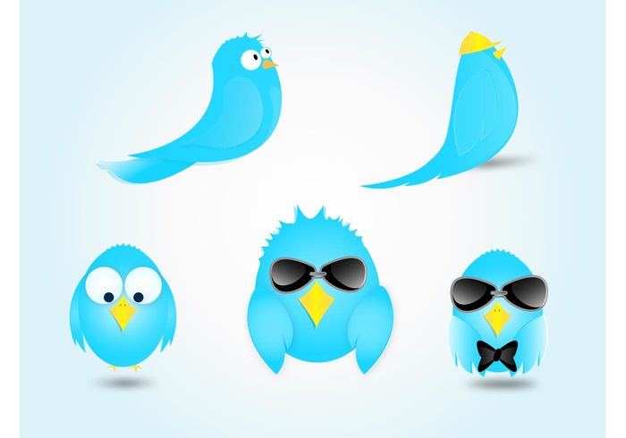 web twitter icon Twitter cartoons twitter bird twitter social network social media communication blog  