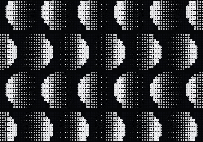 white wallpaper seamless pattern modern logo background designs halftone dots design decoratiove decoration card black background abstract 