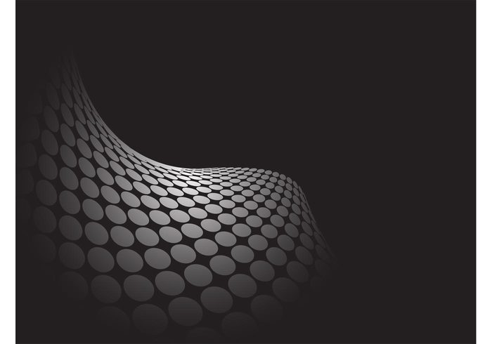 Vector wave swoosh lines halftone Free Background ellipse dots circle background image abstract 