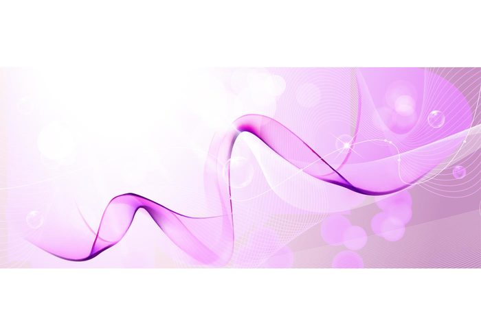 waves shine pink dream bubbles blur background abstract 