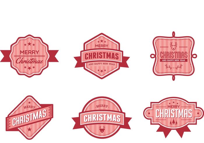 xmas label xmas badge xmas winter vintage tag sticker retro pink Newyear merry label holiday gift emblem deer christmas tag christmas label christmas badge christmas banner badge 