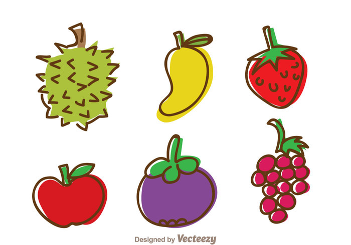 vitamin tropical strawberry mangosteen mango grape graden fruit fresh food eat durian apple 