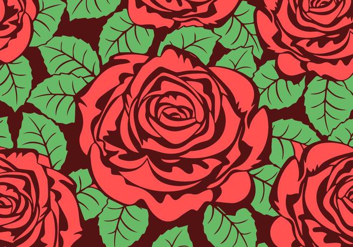 Roses Vector Background Texture Free 116099 - WeLoveSoLo