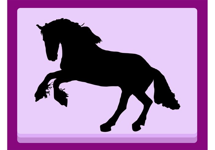 unicorn running run pony Mythological creature jump horse vector horn farm fantasy animal 