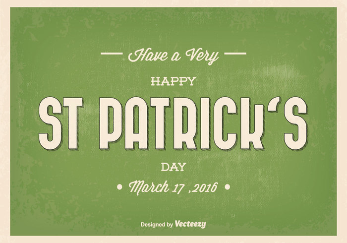 vintage vector background St. st patrick's background st patrick's day spring sign shape shamrock saint retro poster Patrick old march 17 March lucky day lucky luck leafed leaf isolated Irish Ireland illustration holiday grunge green four-leaf faded decoration day culture clover celtic celebration border Backgrounds background abstract  