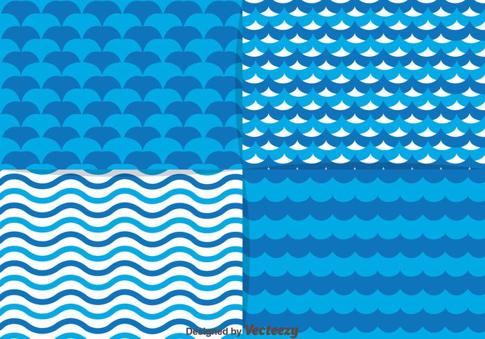 wave water wallpaper sea repeat pattern nature fish scale pattern element background aqua agua 