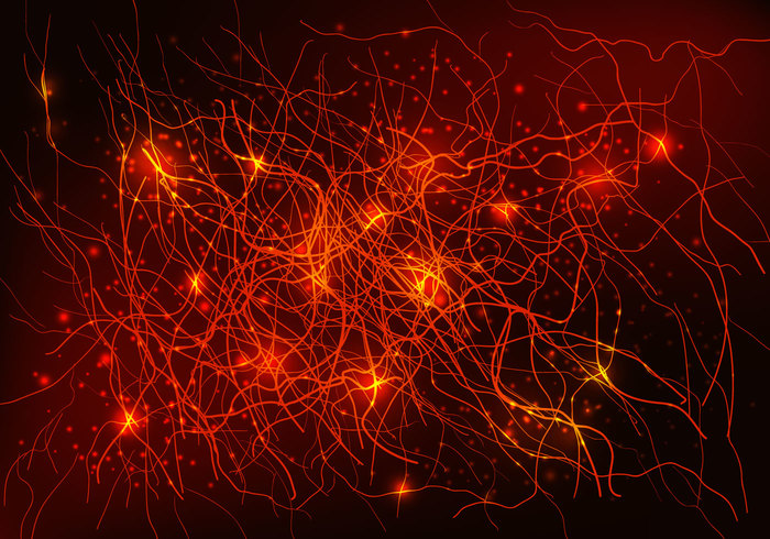 wallpaper technology red pattern neuron lines light layout information image futuristic flow dynamic creative concept communication blue backdrop artwork artistic 