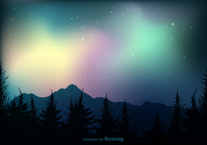 vector trees texture template star sparkling spark space sky shooting shiny romantic reflection Polar pine norway northern lights Northern north night nature mystery mountain magical luxury lights illustration hipster gradient glow glitter forest effect dream dark cosmos colors colorful bright borealis blurred blank black beautiful background backdrop aurora astral animal abstract 