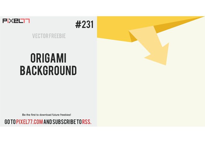 vector origami graphic freebie design background 